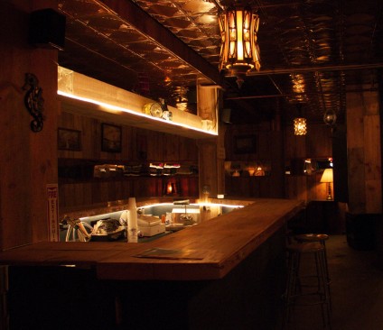 The new bar in the works beneath Cameo, slated to open by April