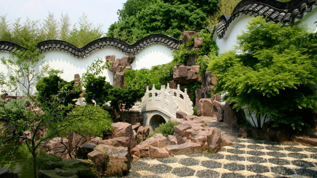 The Snug Harbor Cultural Center on Staten Island is home to the Chinese Scholars Garden and a working farm. Go for free with an IDNYC. Photo: Snug Harbor Cultural Center