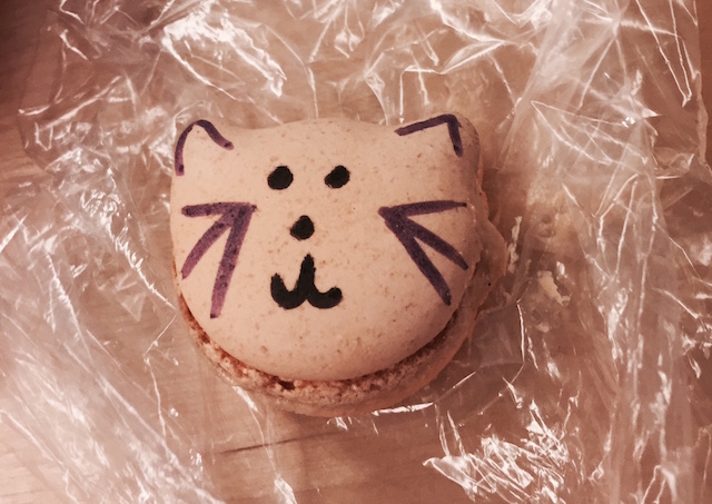 Yes, the inventive macarons for sale at the Meow Parlour Patisserie are in the shape of a cat. Photo: Meredith Craig de Pietro