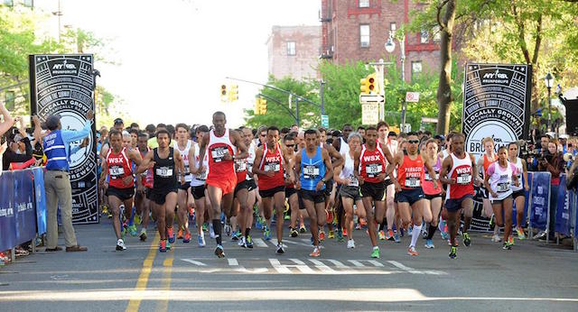 Here they come! The BK Half is back on Saturday. Photo: nyrr.org