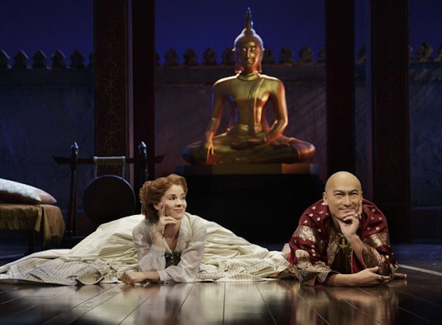 Bartlett Sher's staging of The King and I, starring Kelli O'Hara and Ken Wantanabe, is up for nine Tony Awards, including Best Musical Revival. Photo: Lincoln Center Theater