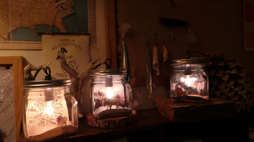 Smallhome makes custom animal diorama lamps that deliver whimsy and warmth year round. Photo: smallhome