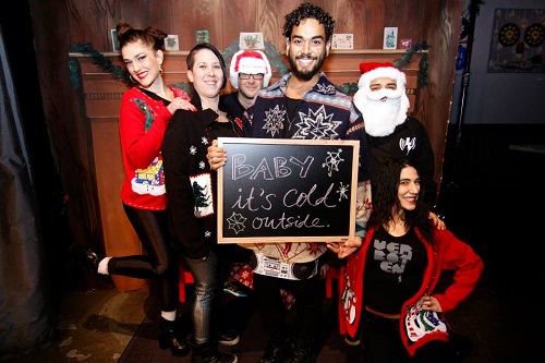 A photo from last year's Big Brooklyn Holiday Toy Drive party. Photo: BBHTD