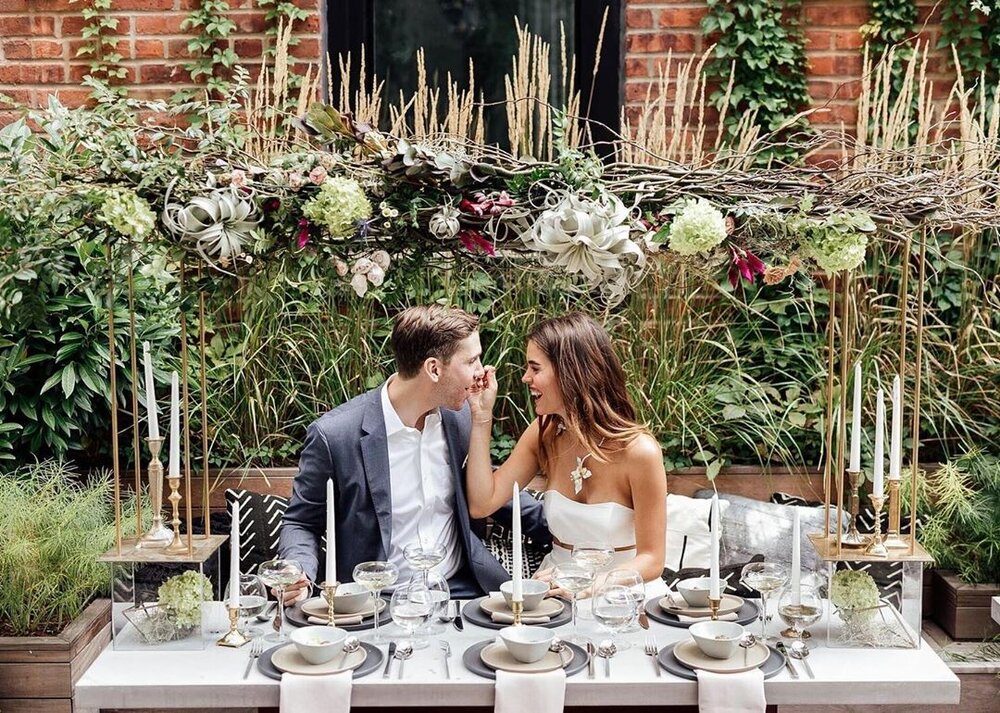 A sustainable wedding planned by Greater Good Events. Photo: ComePlum Photo