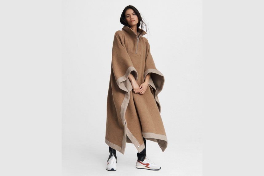 Norma kamali blanket on sale coat