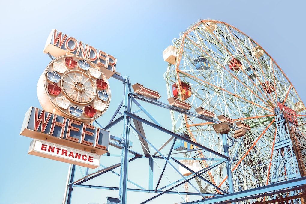 Coney Island At Night Story